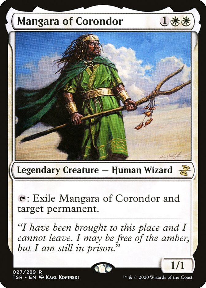 Mangara of Corondor – Rare Magic: The Gathering card from Time Spiral Remastered (#27)