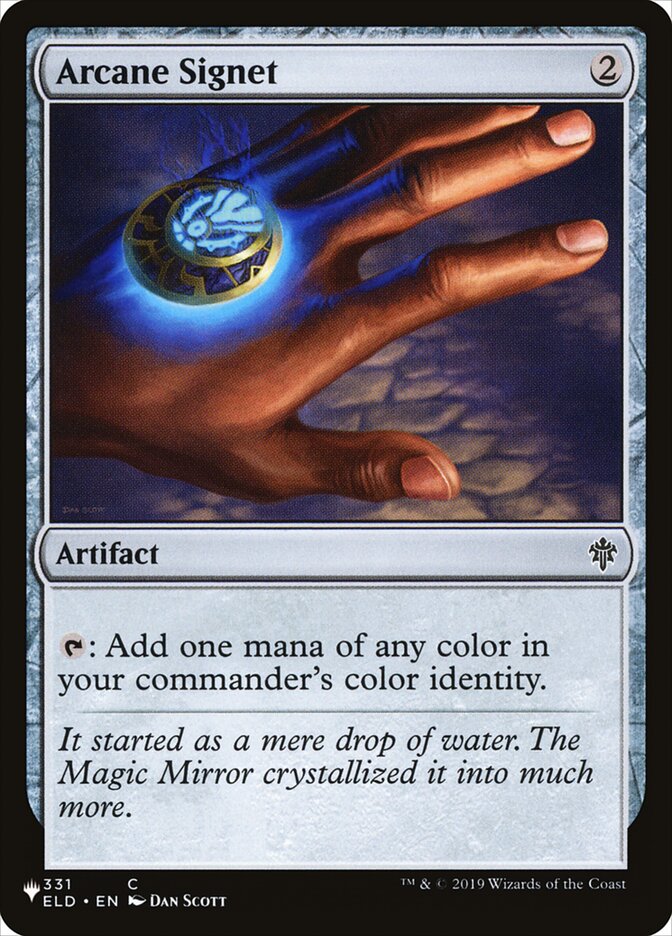 Arcane Signet – Common Magic: The Gathering card from The List (#ELD-331)