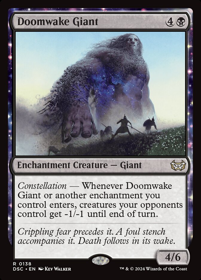 Doomwake Giant – Rare Magic: The Gathering card from Duskmourn: House of Horror Commander (#138)