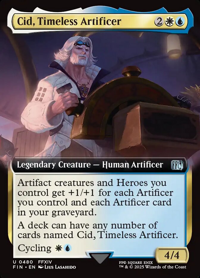 Cid, Timeless Artificer – Uncommon Magic: The Gathering card from Final Fantasy (#480)