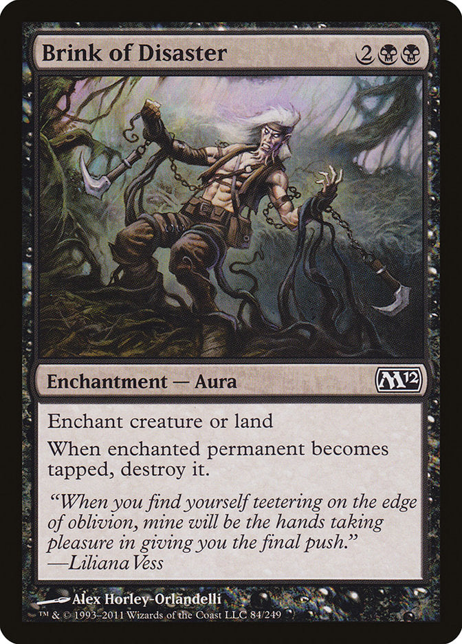 Brink of Disaster – Common Magic: The Gathering card from Magic 2012 (#84)
