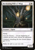 Beckoning Will-o'-Wisp – Uncommon Magic: The Gathering card from Commander Legends: Battle for Baldur's Gate (#10)