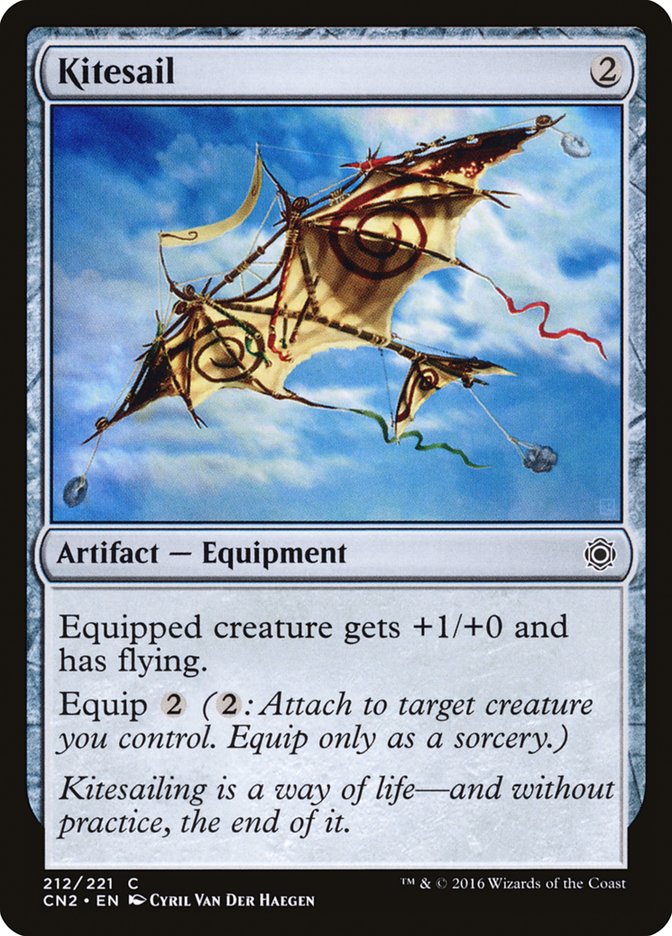 Kitesail – Common Magic: The Gathering card from Conspiracy: Take the Crown (#212)