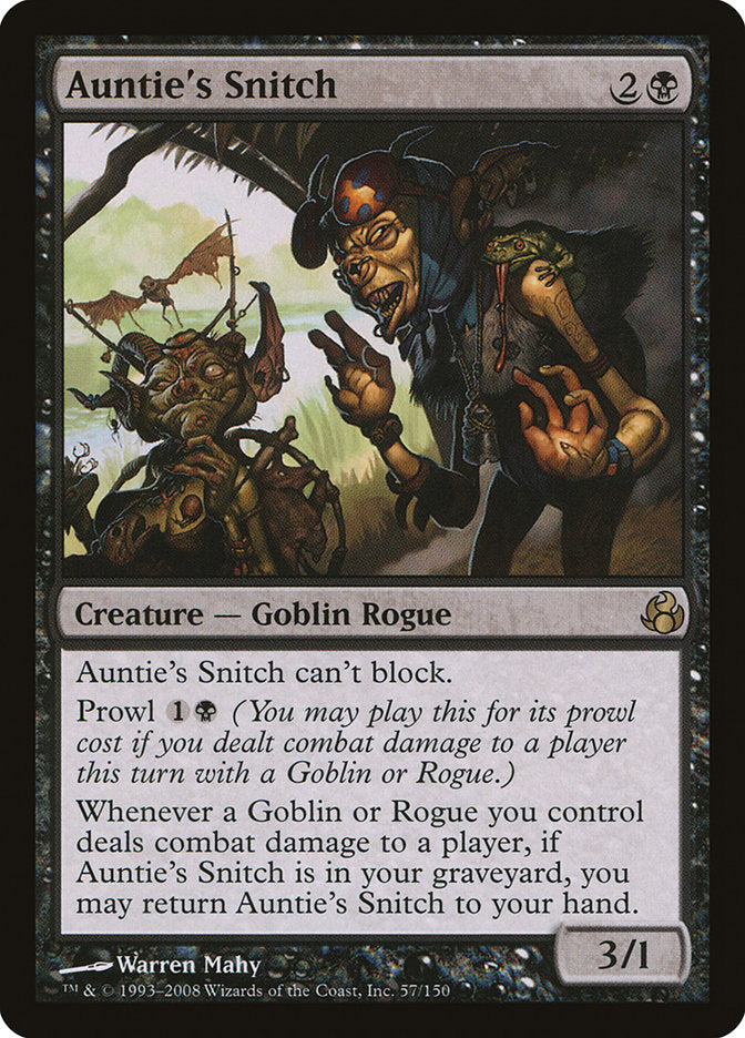 Auntie's Snitch – Rare Magic: The Gathering card from Morningtide (#57)