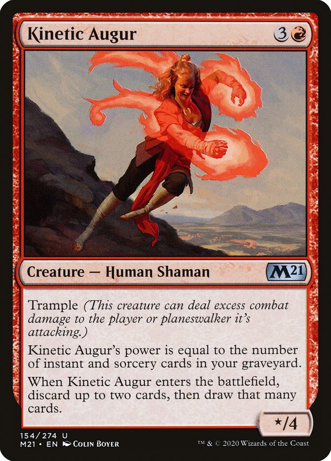 Kinetic Augur – Uncommon Magic: The Gathering card from Core Set 2021 (#154)