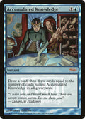 Accumulated Knowledge – Rare Magic: The Gathering card from Friday Night Magic 2004 (#8)