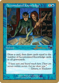Accumulated Knowledge – Common Magic: The Gathering card from World Championship Decks 2001 (#ar26)