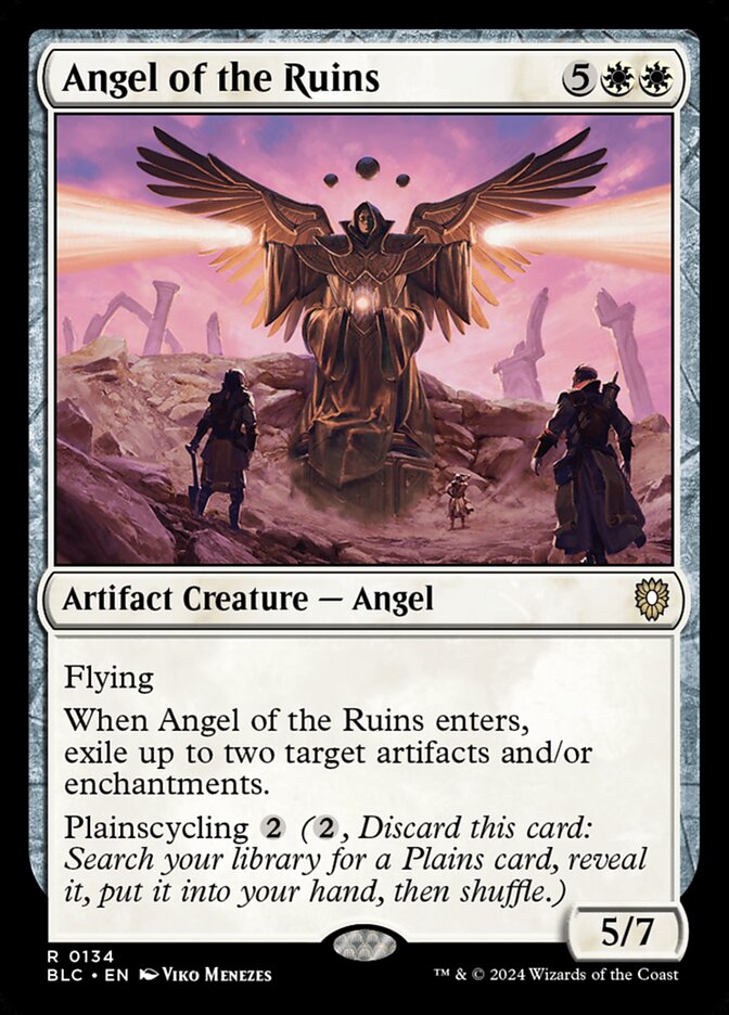 Angel of the Ruins – Rare Magic: The Gathering card from Bloomburrow Commander (#134)