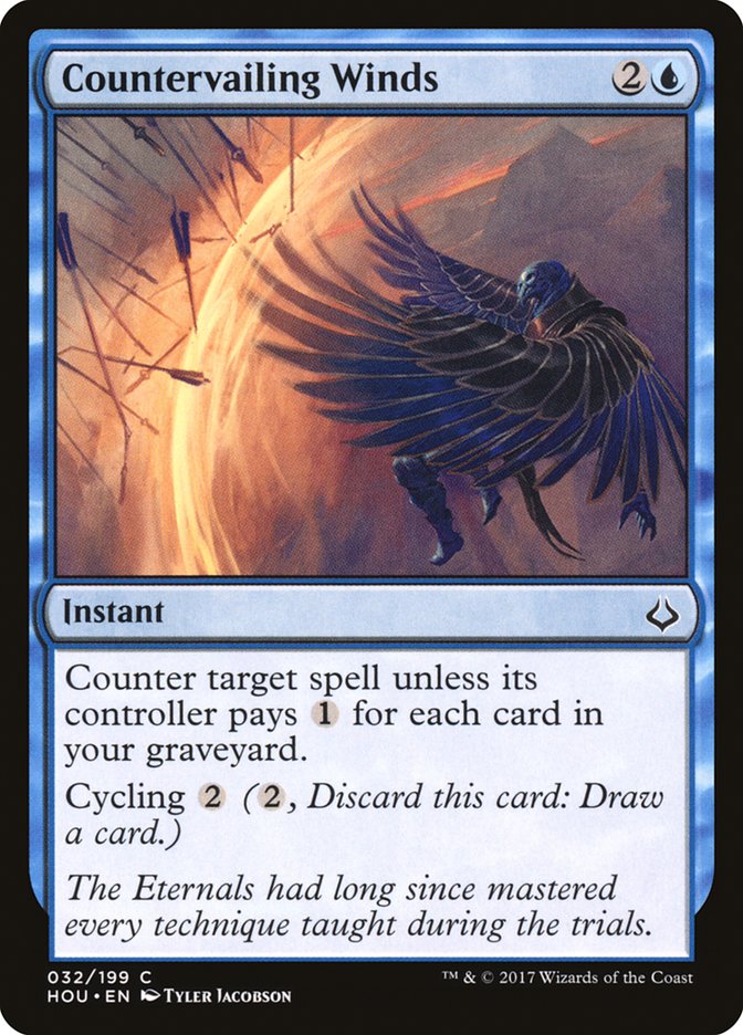 Countervailing Winds – Common Magic: The Gathering card from Hour of Devastation (#32)