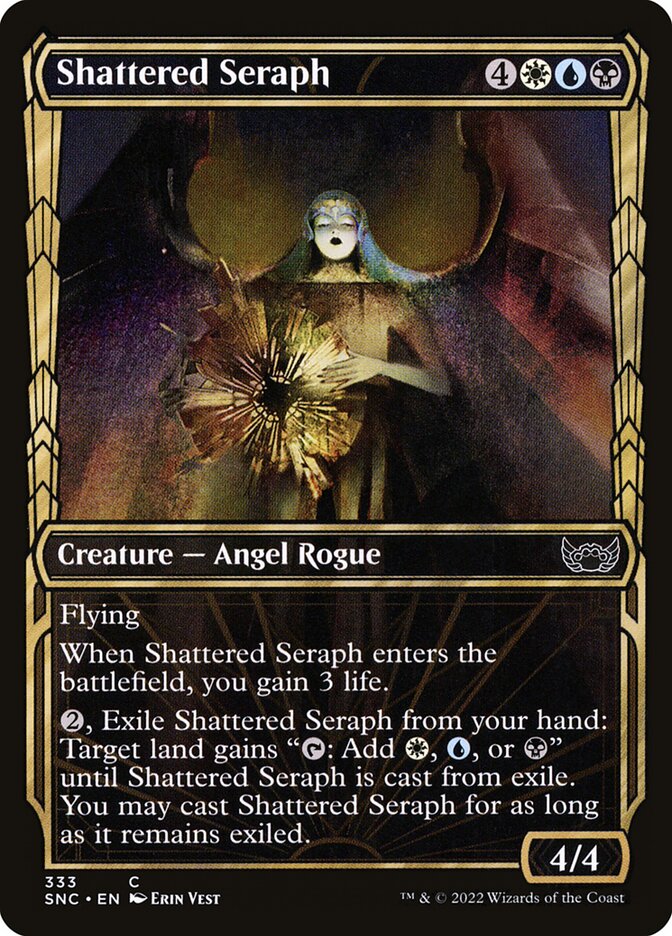 Shattered Seraph – Common Magic: The Gathering card from Streets of New Capenna (#333)