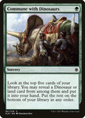 Commune with Dinosaurs – Common Magic: The Gathering card from Ixalan (#181)