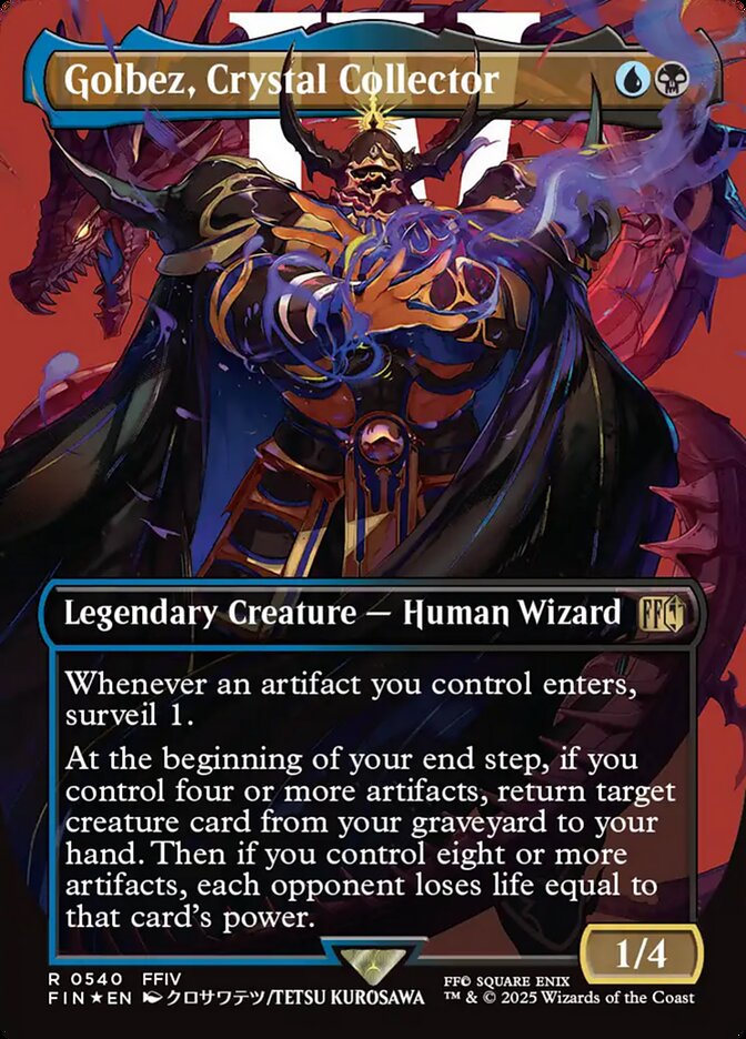 Golbez, Crystal Collector – Rare Magic: The Gathering card from Final Fantasy (#540)