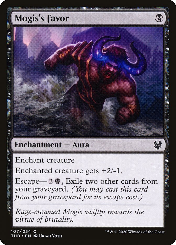 Mogis's Favor – Common Magic: The Gathering card from Theros Beyond Death (#107)
