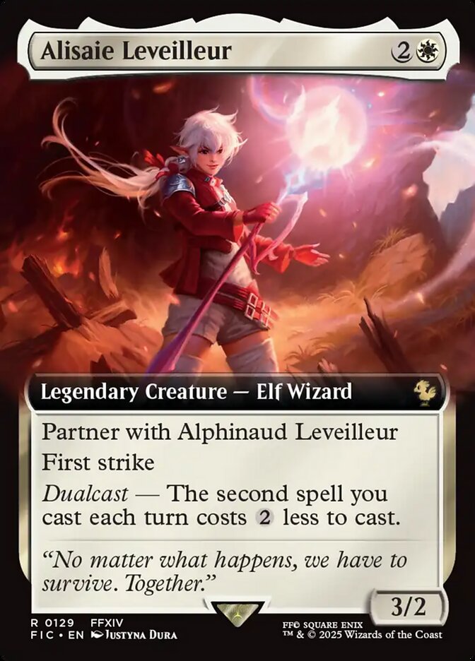 Alisaie Leveilleur – Rare Magic: The Gathering card from Final Fantasy Commander (#129)
