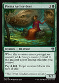Peema Aether-Seer – Uncommon Magic: The Gathering card from Aetherdrift Commander (#113)