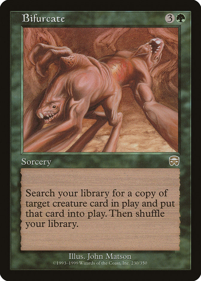Bifurcate – Rare Magic: The Gathering card from Mercadian Masques (#230)