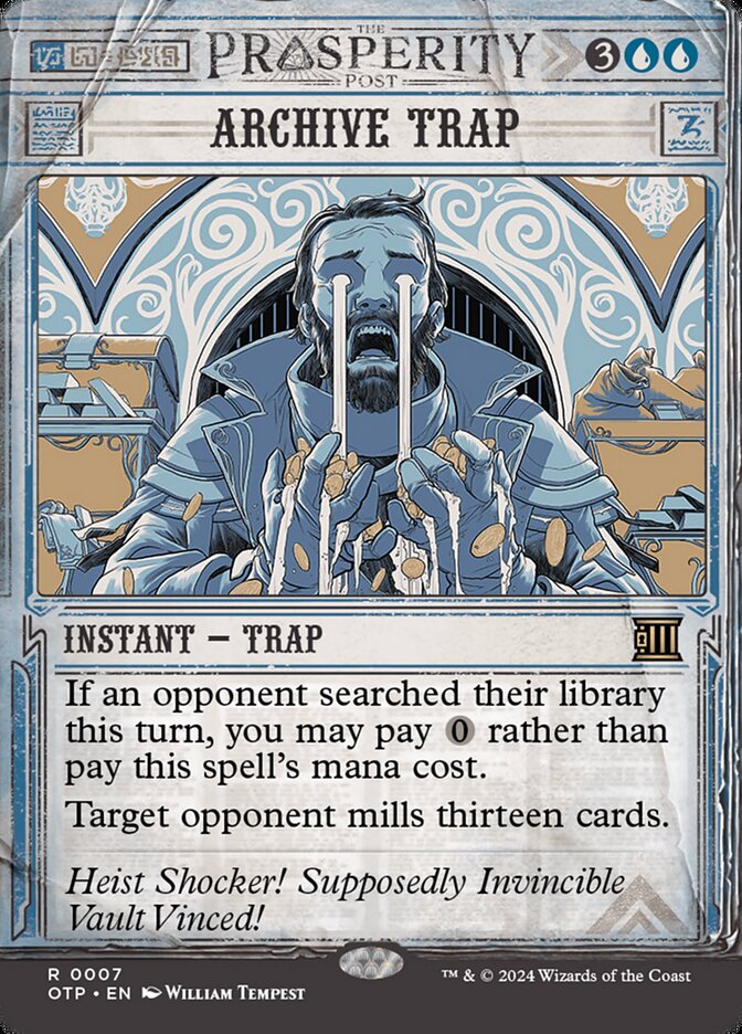 Archive Trap – Rare Magic: The Gathering card from Breaking News (#7)