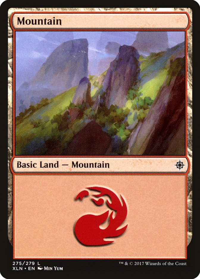 Mountain – Common Magic: The Gathering card from Ixalan (#275)