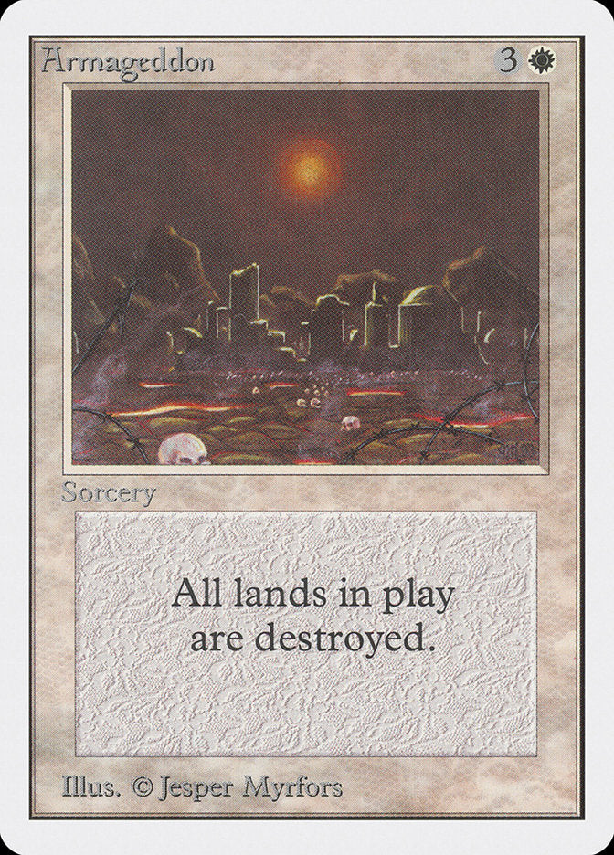 Armageddon – Rare Magic: The Gathering card from Unlimited Edition (#2)