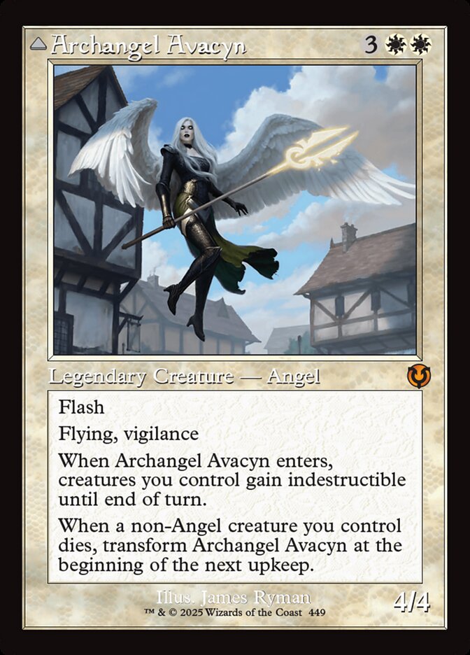 Archangel Avacyn // Avacyn, the Purifier – Mythic Magic: The Gathering card from Innistrad Remastered (#449)