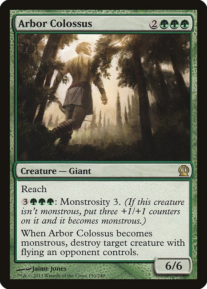 Arbor Colossus – Rare Magic: The Gathering card from Theros (#150)