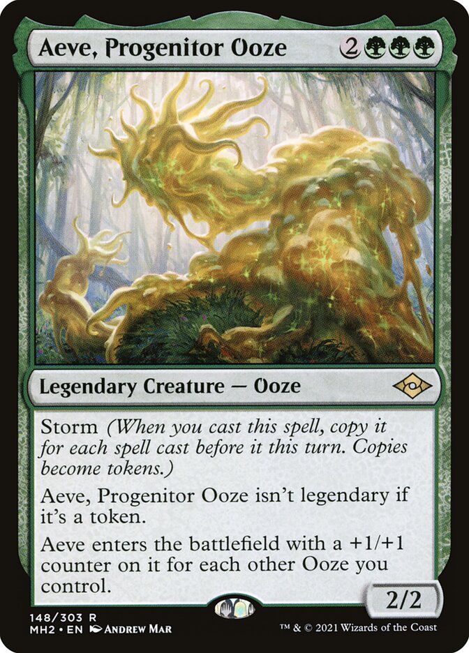 Aeve, Progenitor Ooze – Rare Magic: The Gathering card from Modern Horizons 2 (#148)