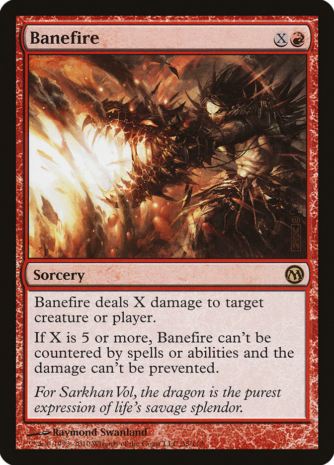 Banefire – Rare Magic: The Gathering card from Duels of the Planeswalkers (#38)