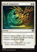 Harsh Annotation – Uncommon Magic: The Gathering card from Secrets of Strixhaven (#18)