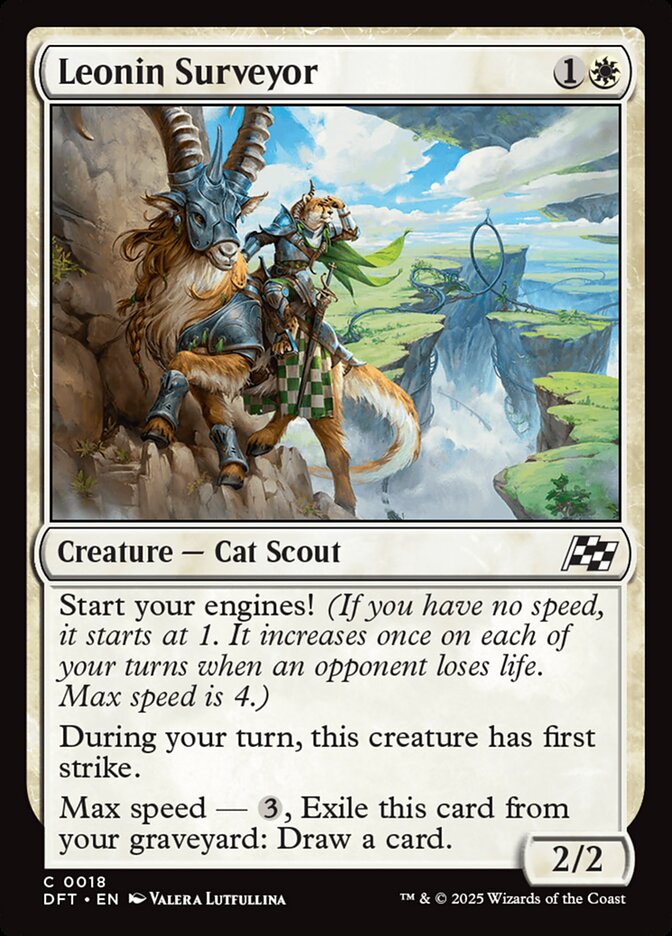 Leonin Surveyor – Common Magic: The Gathering card from Aetherdrift (#18)