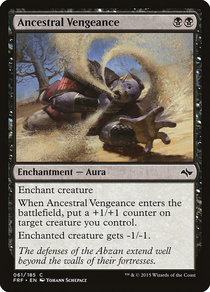 Ancestral Vengeance – Common Magic: The Gathering card from Fate Reforged (#61)