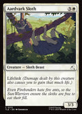 Aardvark Sloth – Common Magic: The Gathering card from Avatar: The Last Airbender Eternal (#212)