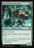 Primordial Pachyderm – Common Magic: The Gathering card from Teenage Mutant Ninja Turtles (#129)