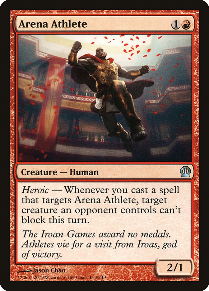 Arena Athlete – Uncommon Magic: The Gathering card from Theros (#113)