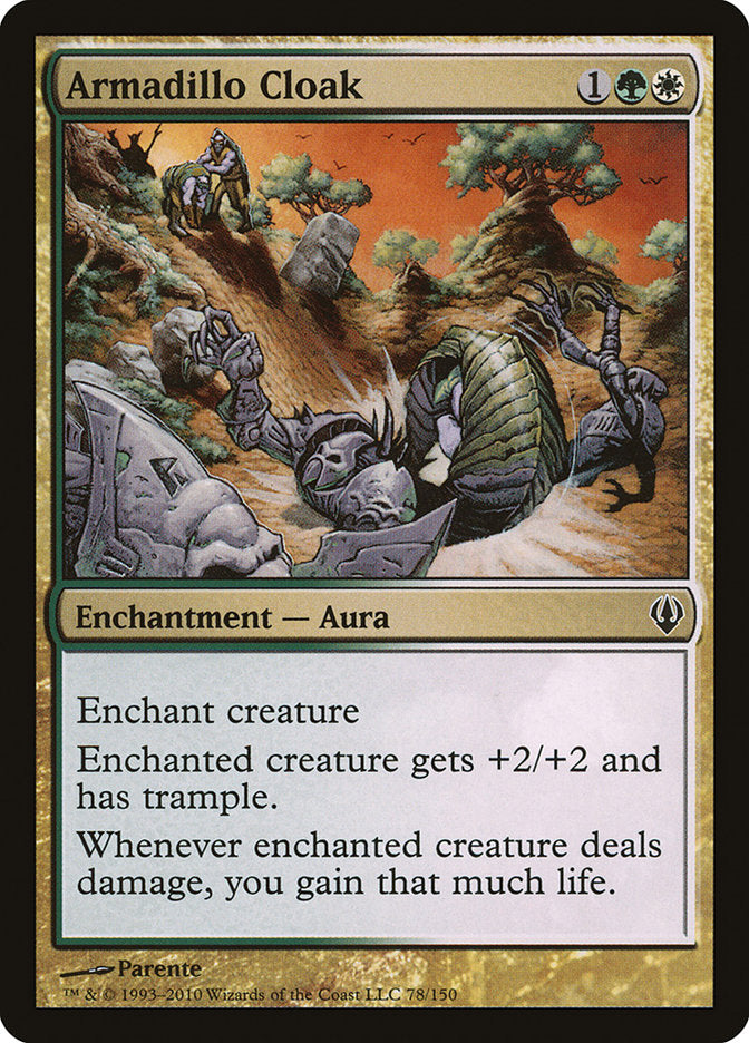 Armadillo Cloak – Common Magic: The Gathering card from Archenemy (#78)