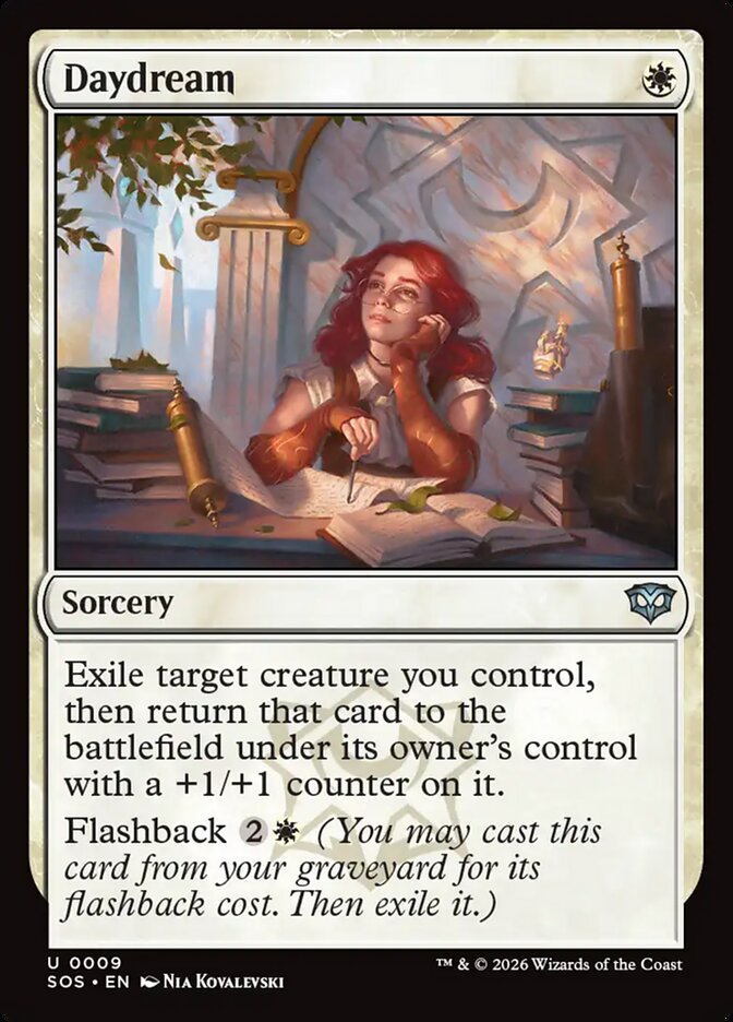 Daydream – Uncommon Magic: The Gathering card from Secrets of Strixhaven (#9)