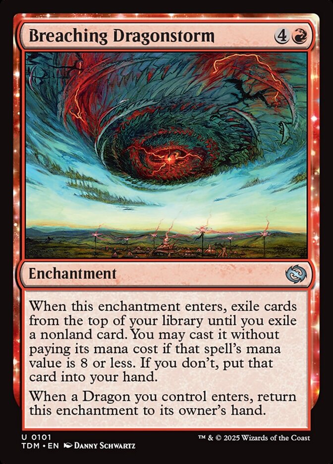 Breaching Dragonstorm – Uncommon Magic: The Gathering card from Tarkir: Dragonstorm (#101)