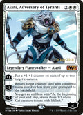 Ajani, Adversary of Tyrants – Mythic Magic: The Gathering card from Core Set 2019 Promos (#3s)
