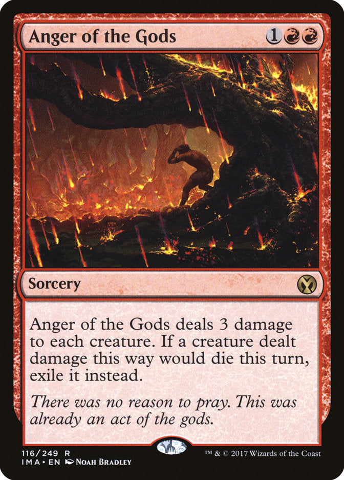 Anger of the Gods – Rare Magic: The Gathering card from Iconic Masters (#116)