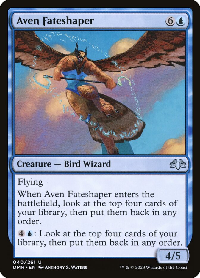 Aven Fateshaper – Uncommon Magic: The Gathering card from Dominaria Remastered (#40)