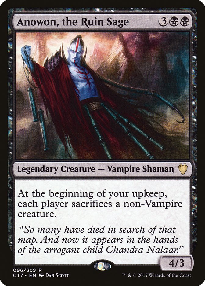 Anowon, the Ruin Sage – Rare Magic: The Gathering card from Commander 2017 (#96)