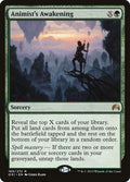 Animist's Awakening – Rare Magic: The Gathering card from Magic Origins (#169)