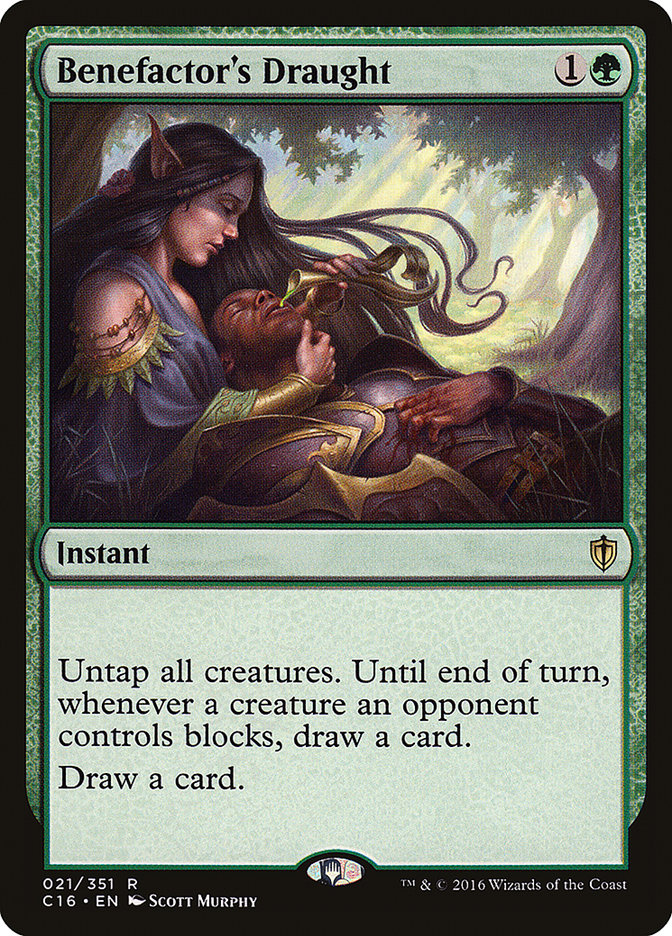 Benefactor's Draught – Rare Magic: The Gathering card from Commander 2016 (#21)