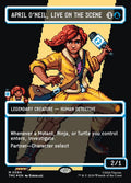 April O'Neil, Live on the Scene – Mythic Magic: The Gathering card from Teenage Mutant Ninja Turtles Eternal (#84)