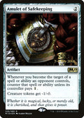 Amulet of Safekeeping – Rare Magic: The Gathering card from Core Set 2019 Promos (#226s)