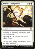 Akroma's Vengeance – Rare Magic: The Gathering card from Commander 2020 (#74)