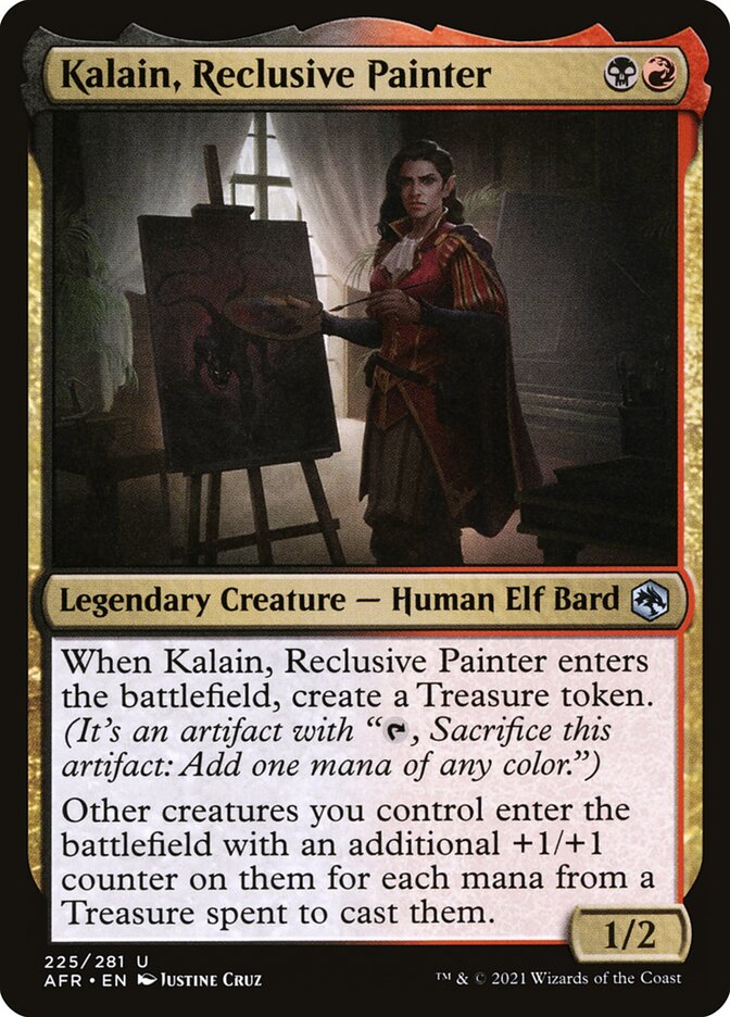 Kalain, Reclusive Painter – Uncommon Magic: The Gathering card from Adventures in the Forgotten Realms (#225)