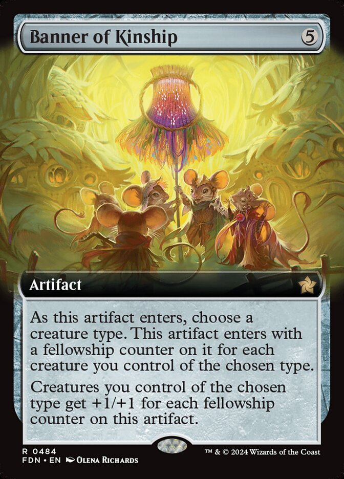 Banner of Kinship – Rare Magic: The Gathering card from Foundations (#484)