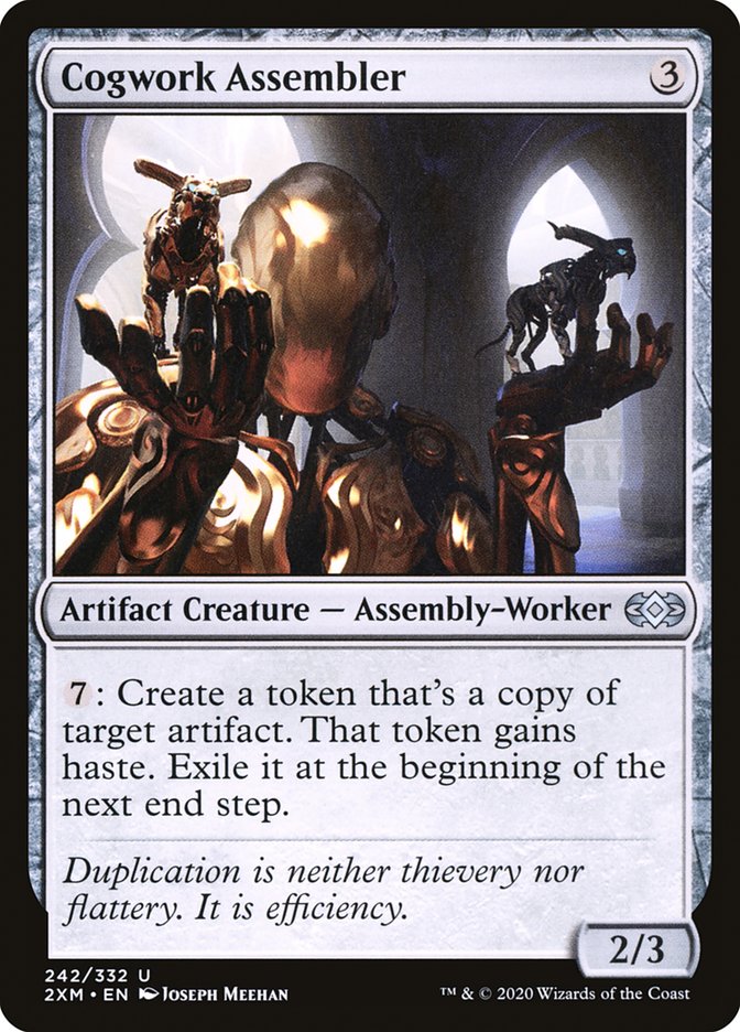 Cogwork Assembler – Uncommon Magic: The Gathering card from Double Masters (#242)