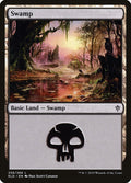 Swamp – Common Magic: The Gathering card from Throne of Eldraine (#258)