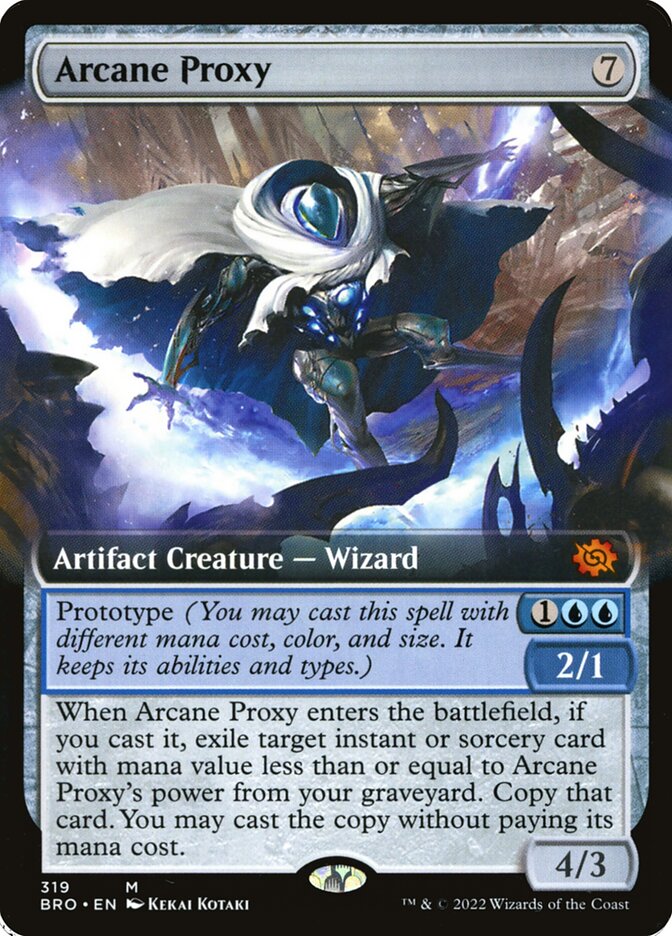 Arcane Proxy – Mythic Magic: The Gathering card from The Brothers' War (#319)